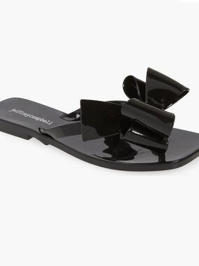 Jeffrey Campbell Sugary Jelly Bow Thong Sandals